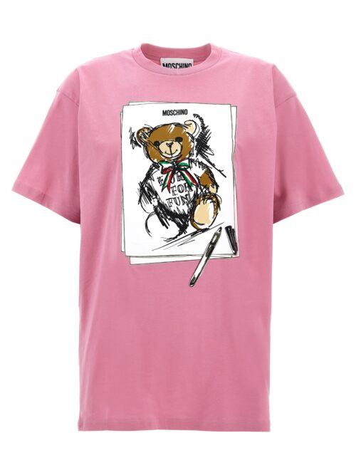 Printed T-shirt MOSCHINO Pink
