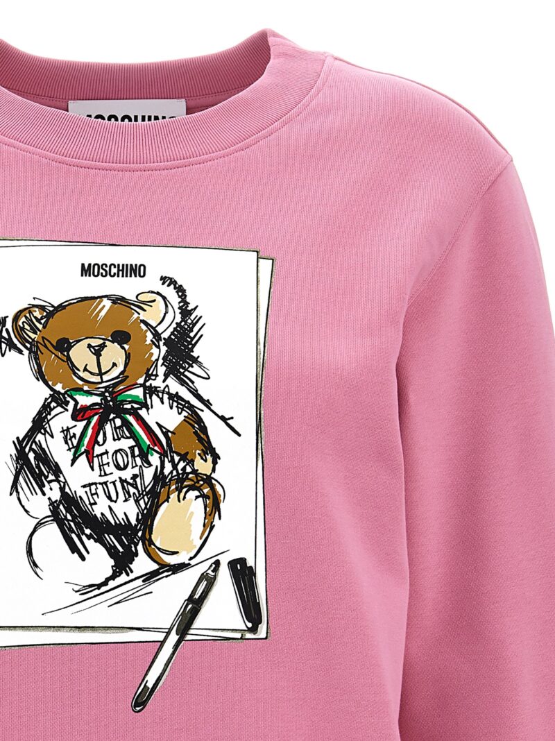 Print sweatshirt Woman MOSCHINO Pink