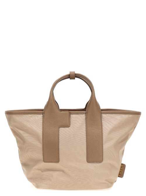 'Piuma M' shopping bag FURLA Beige