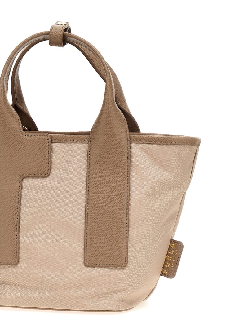 'Piuma S' shopping bag Woman FURLA Beige