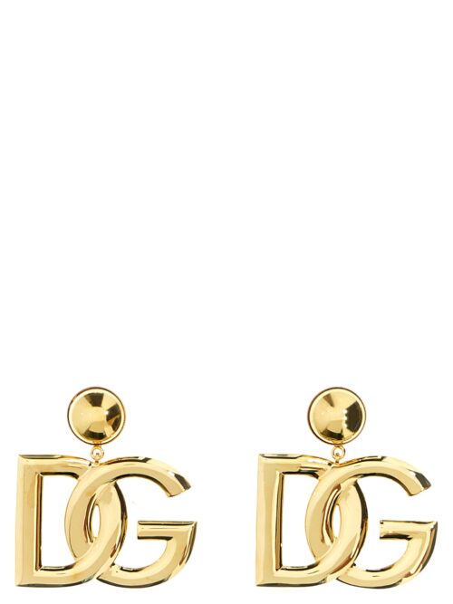 Crystal logo earrings DOLCE & GABBANA Gold