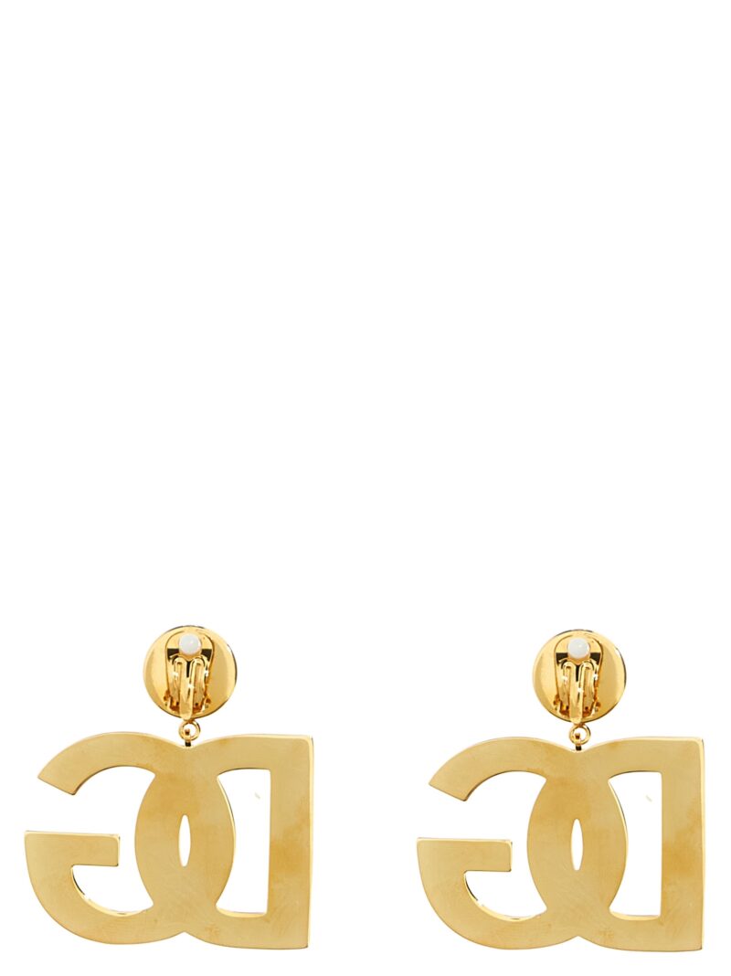 Crystal logo earrings WEN6P3W1111ZOO00 DOLCE & GABBANA Gold