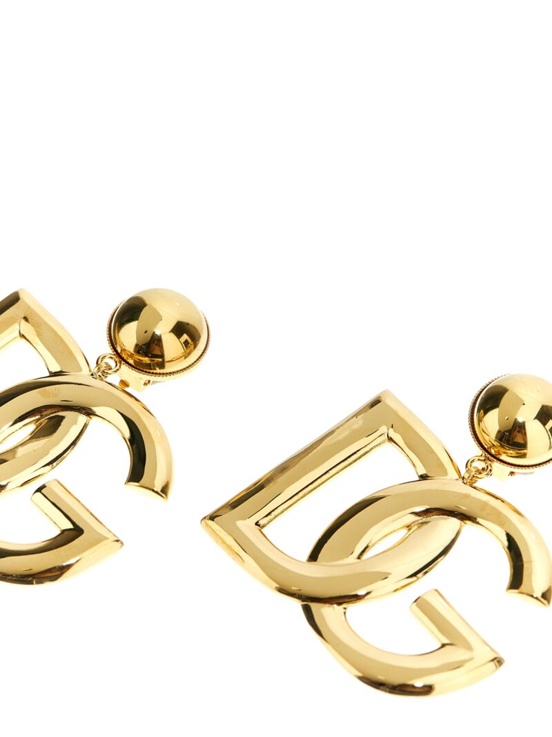 Crystal logo earrings Woman DOLCE & GABBANA Gold