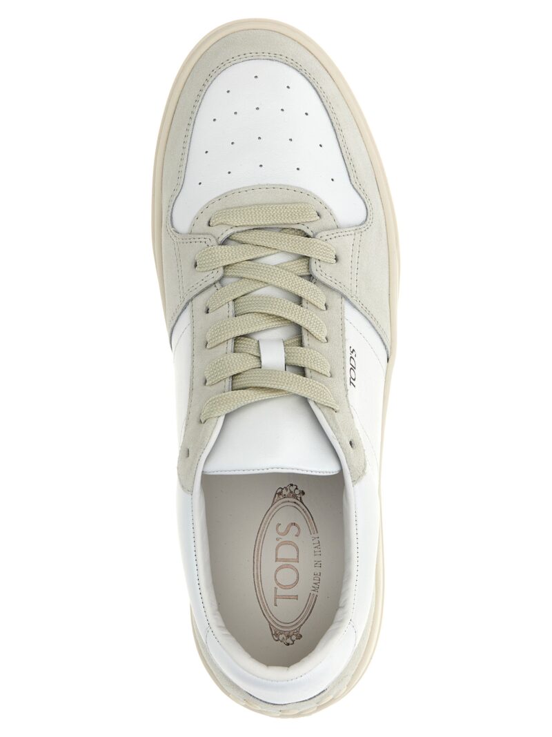 Logo sneakers 100% calfskin leather (Bos Taurus) TOD'S White