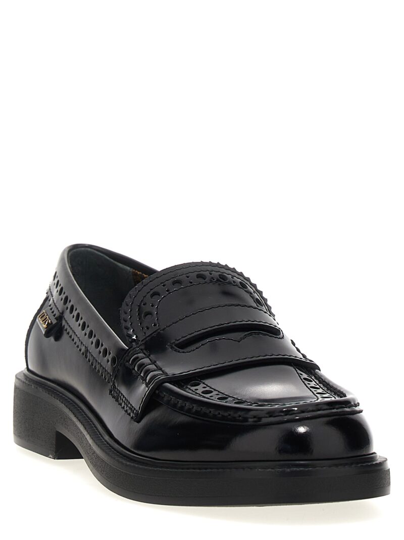 Loafers with openwork pattern XXW20L0IM50SHAB999 TOD'S Black