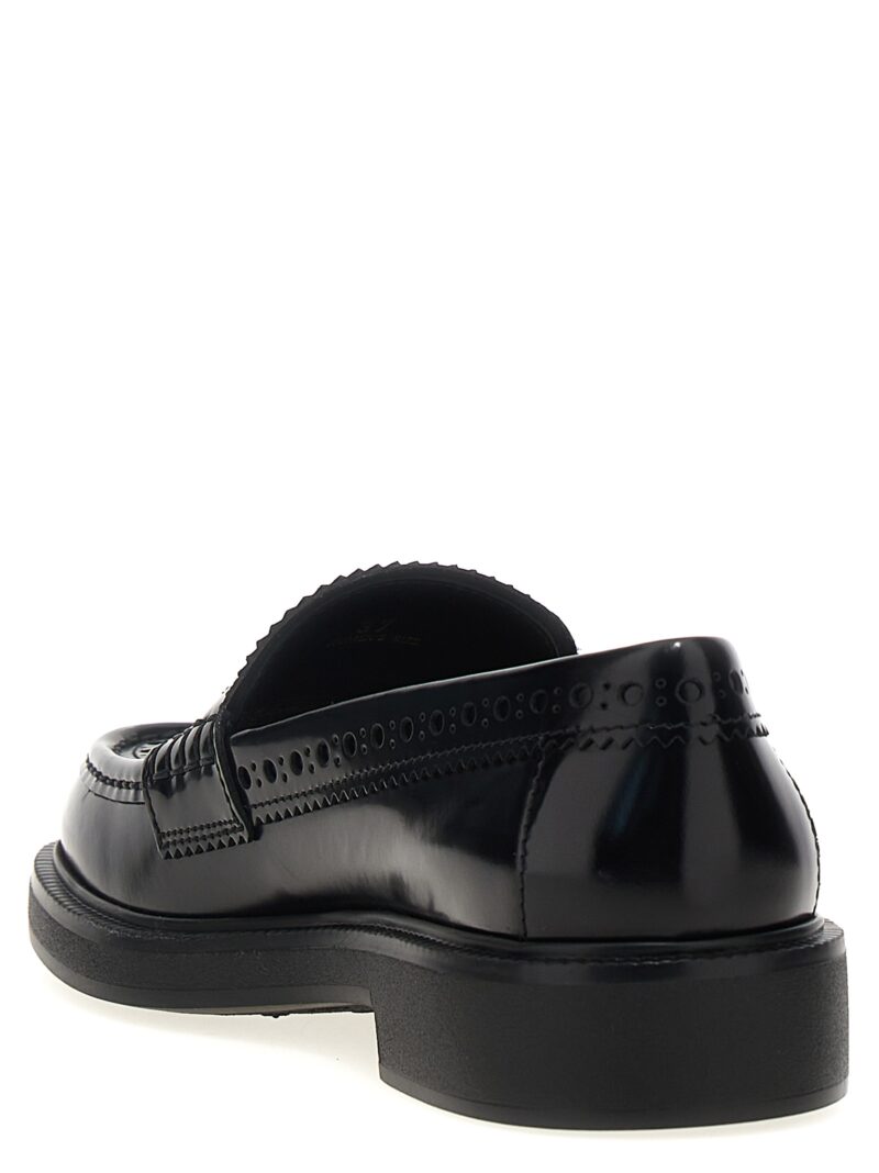 Loafers with openwork pattern Woman TOD'S Black