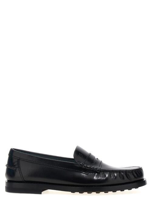 Leather loafers TOD'S Black