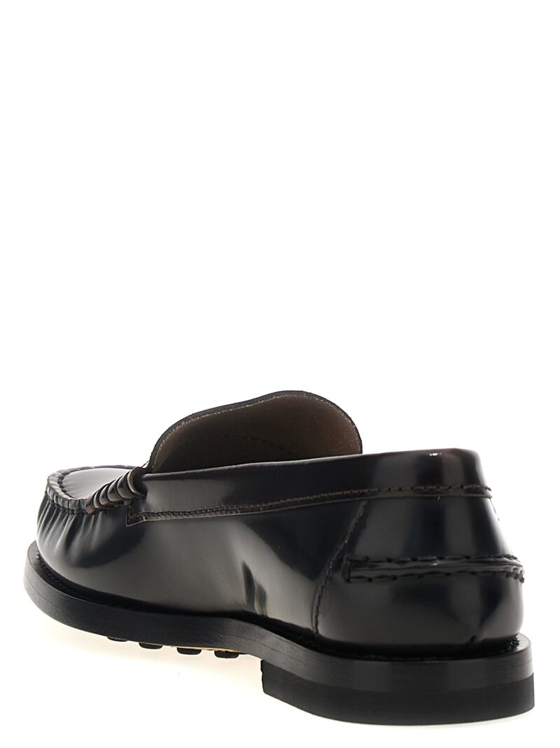 Leather loafers Woman TOD'S Black