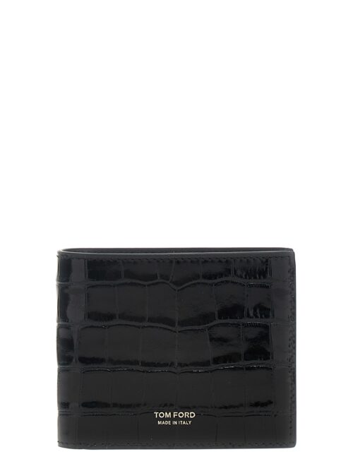 Logo wallet TOM FORD Black