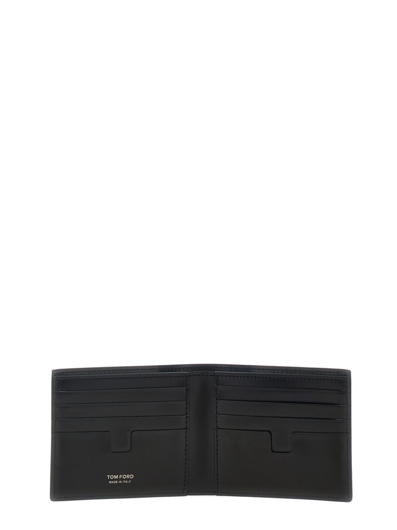 Logo wallet Man TOM FORD Black