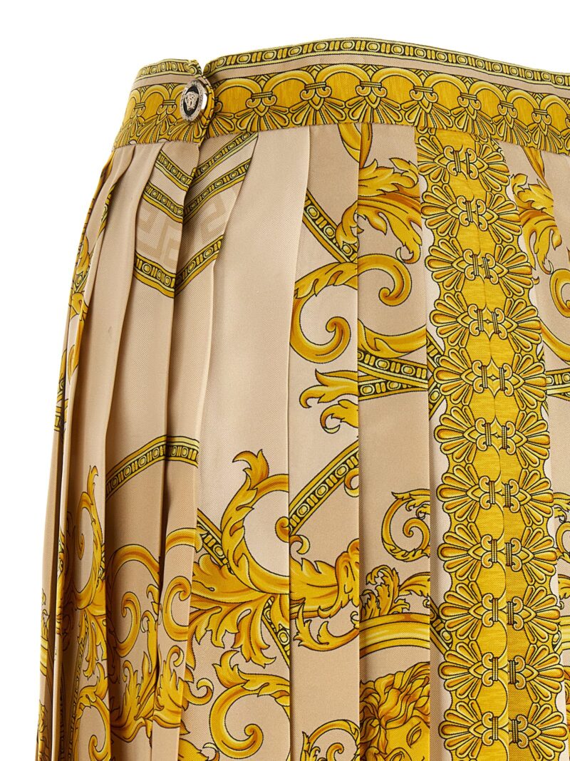 'La Coupe Des Dieux' skirt 100% silk VERSACE Multicolor