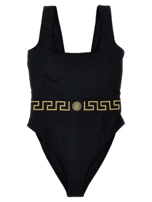 'Greca' one-piece swimsuit VERSACE Black
