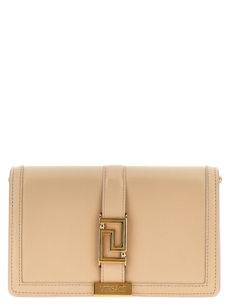 'Greca Goddess' clutch VERSACE Beige