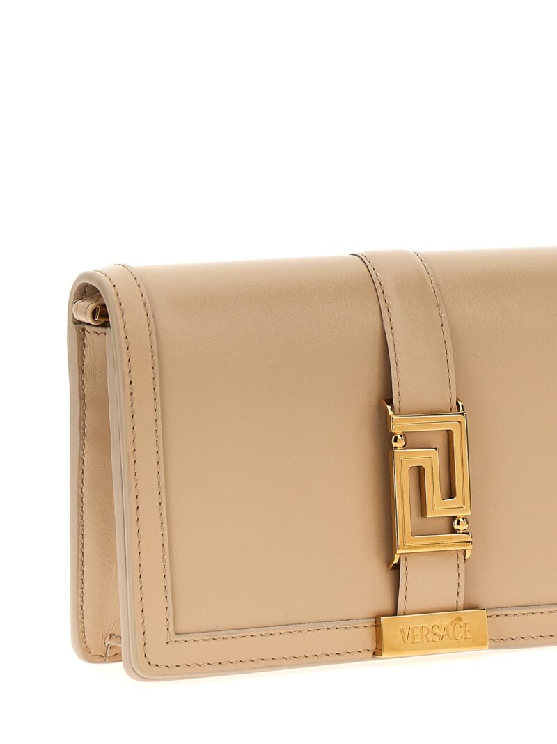 'Greca Goddess' clutch Woman VERSACE Beige