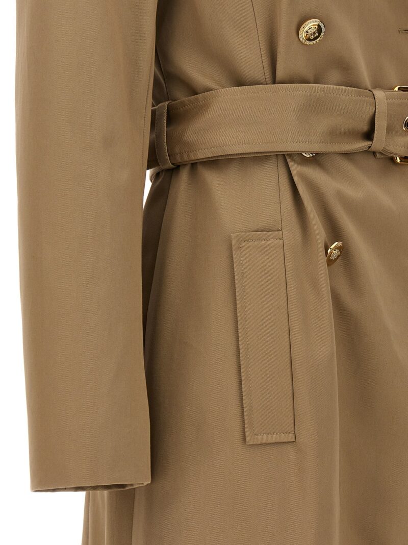 'Medusa' trench coat 100% cotton VERSACE Beige