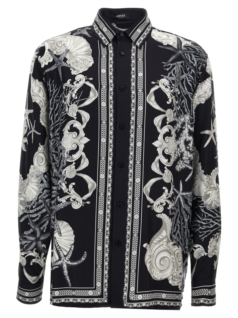 'Barocco Sea' shirt VERSACE White/Black