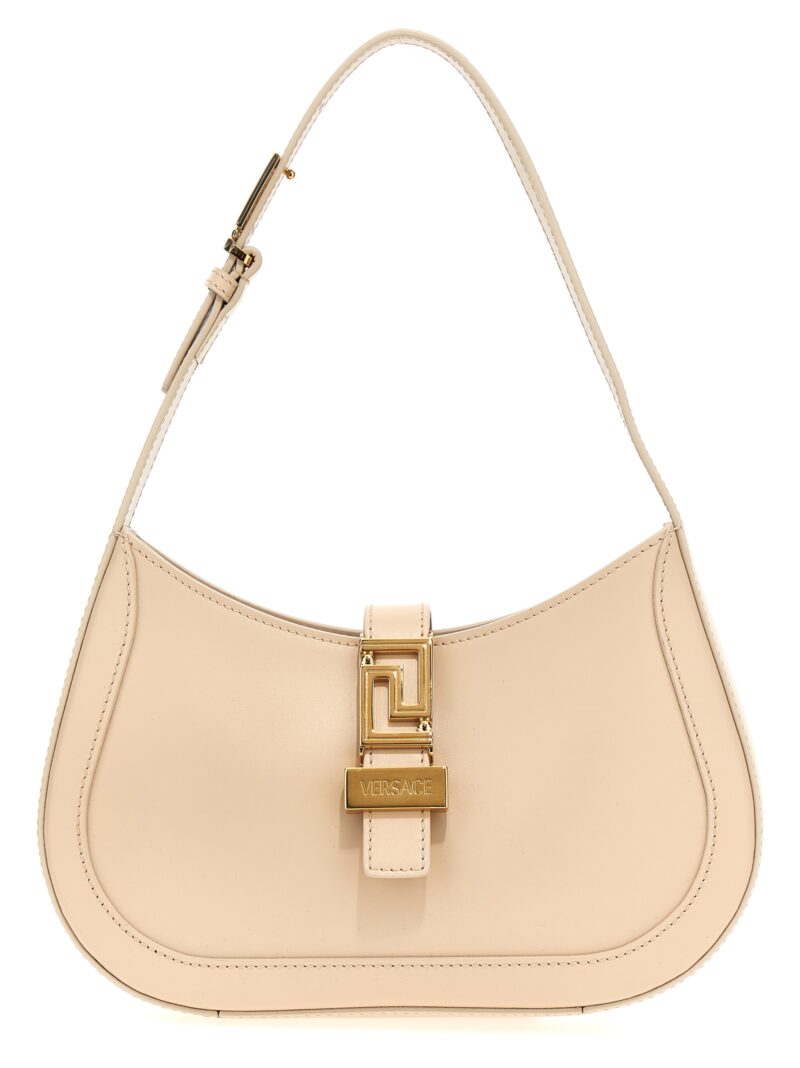 'Hobo Greca Goddess' small shoulder bag VERSACE Beige