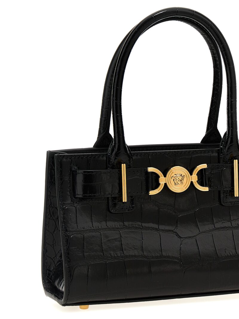 'Medusa '95' small shopping bag Woman VERSACE Black