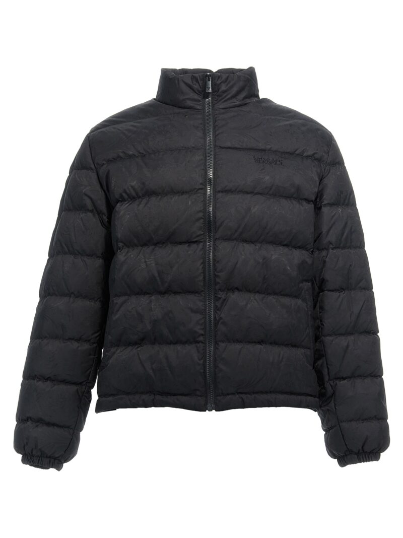 'Barocco' down jacket VERSACE Black