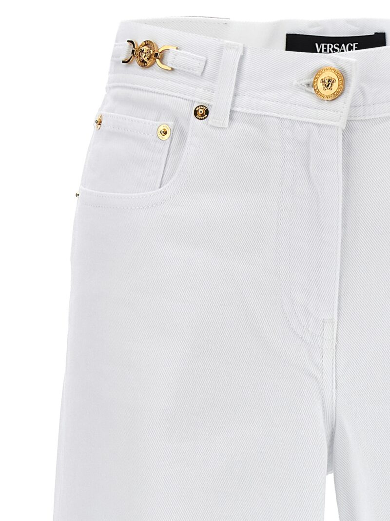 'Medusa '95' jeans Woman VERSACE White