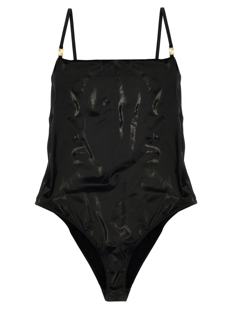 'Greca' one-piece swimsuit VERSACE Black