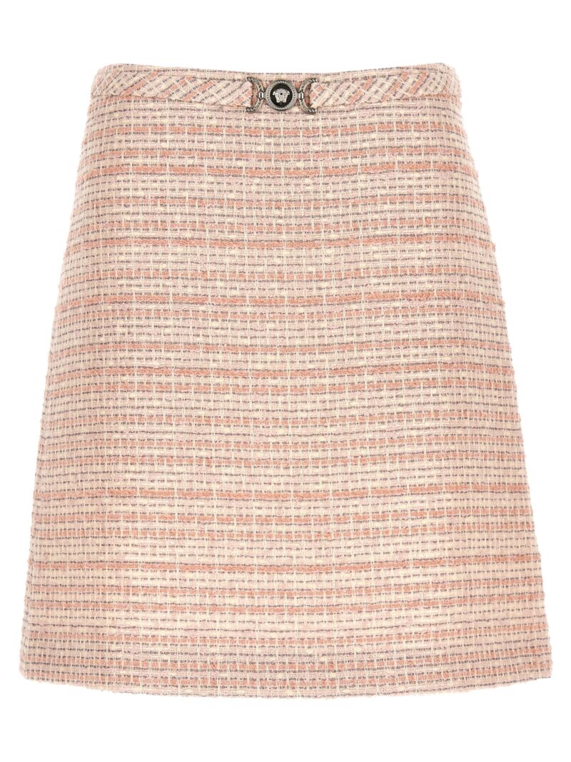 'Medusa '95' tweed skirt VERSACE Pink