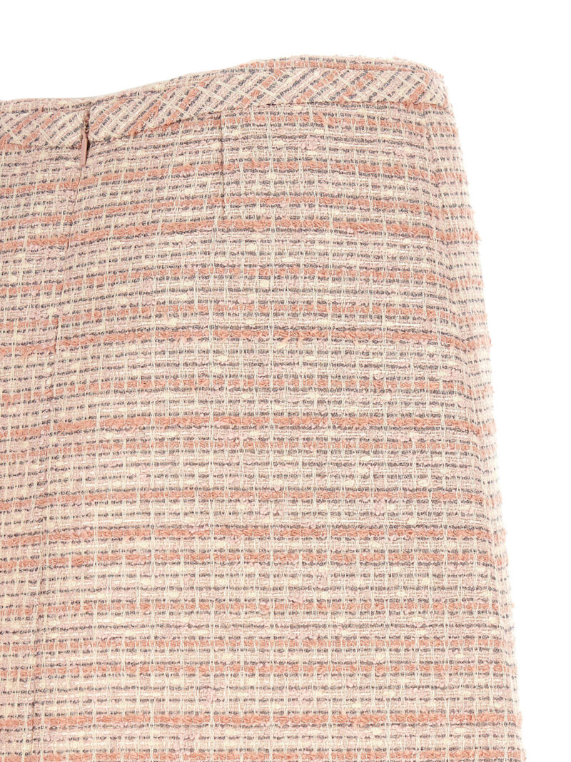 'Medusa '95' tweed skirt 75% cotton 17% polyamide 8% polyester VERSACE Pink