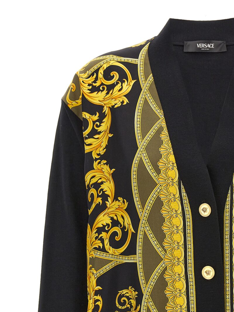 'La Coupe Des Dieux' cardigan Woman VERSACE Black