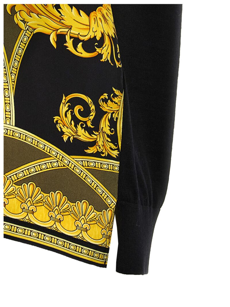 'La Coupe Des Dieux' top 70% virgin wool 30% silk VERSACE Multicolor