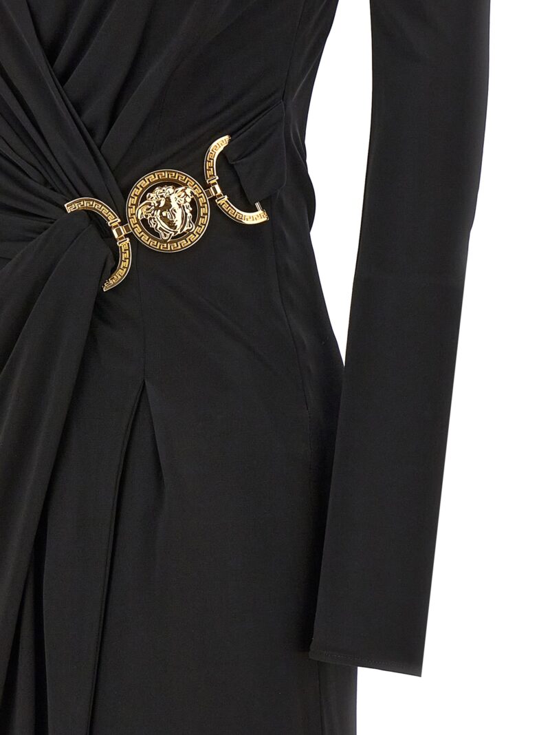 'Medusa' dress 100% viscose VERSACE Black