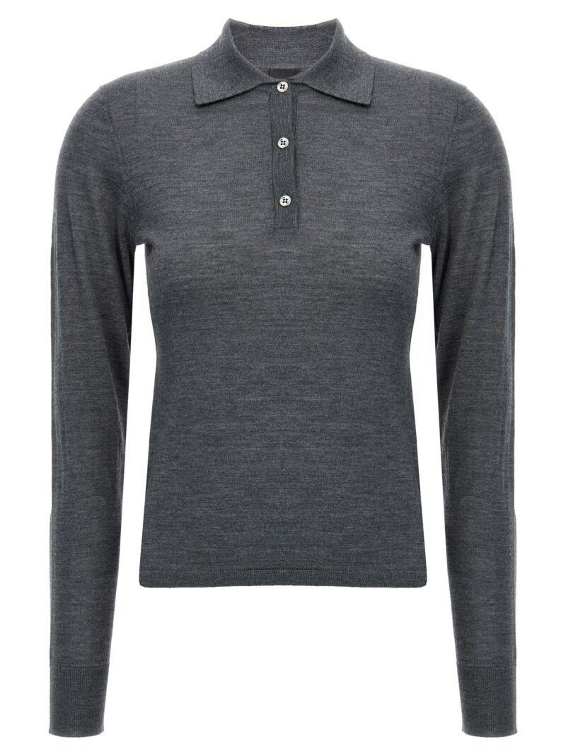 'Liquoroso' polo shirt PINKO Gray