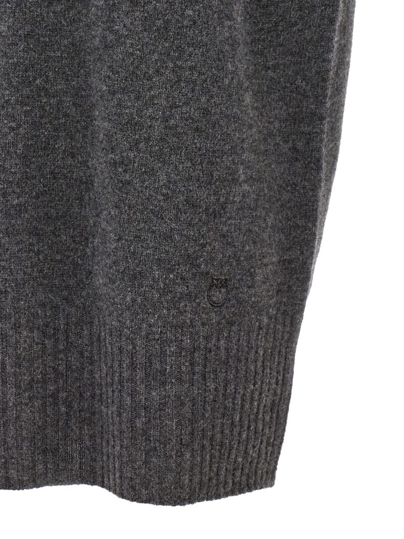 'Disciplinare' vest 85% wool 15% cashmere PINKO Gray