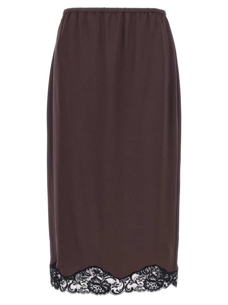 'Gabbia' skirt PINKO Brown