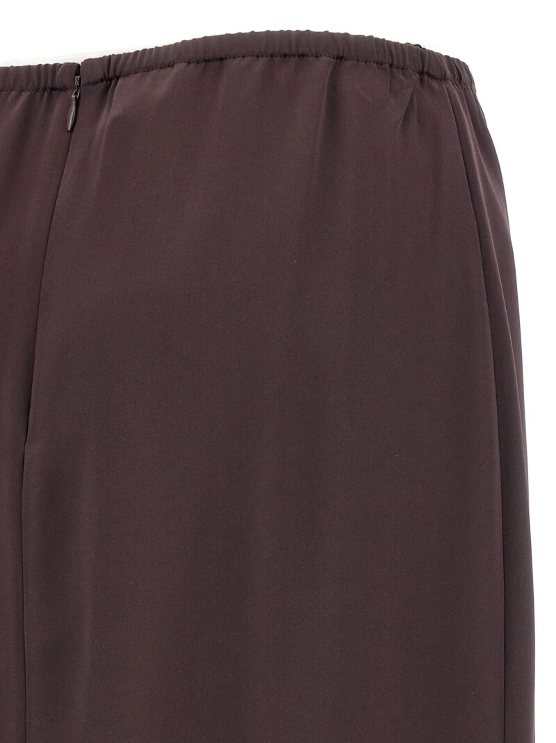 'Gabbia' skirt 91% acetetate 9% polyester PINKO Brown