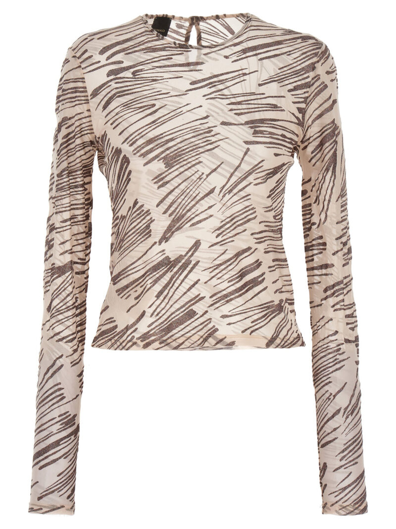 'Moneta' top PINKO Beige