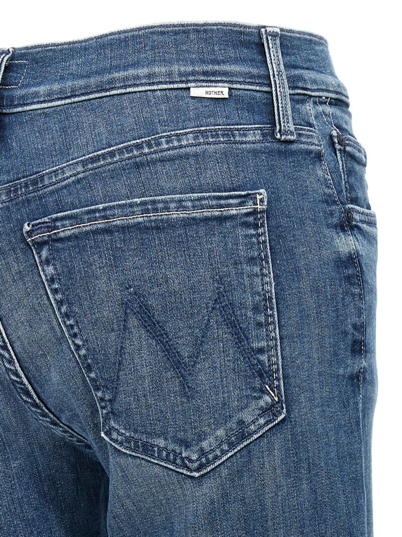 'The Mid Rise Hoker Hover' jeans 94% cotton 5% polyester 1% elastane MOTHER Blue