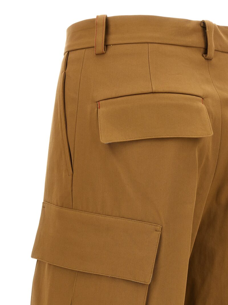 Cargo pants 100% cotton VICTORIA BECKHAM Beige