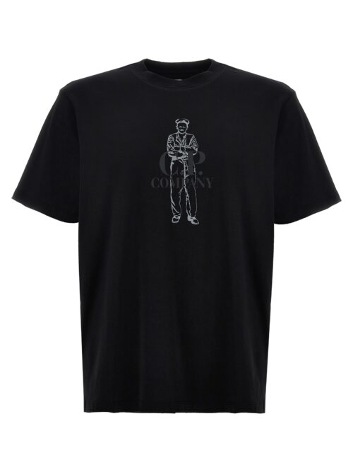 'British Sailor' T-shirt C.P. COMPANY Black