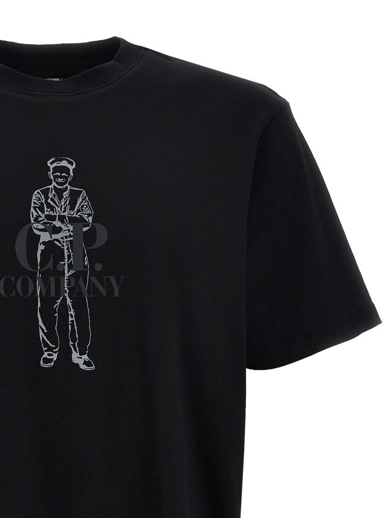 'British Sailor' T-shirt Man C.P. COMPANY Black