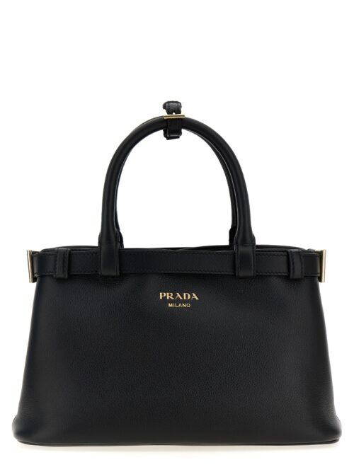 'Prada Buckle Small' handbag PRADA Black