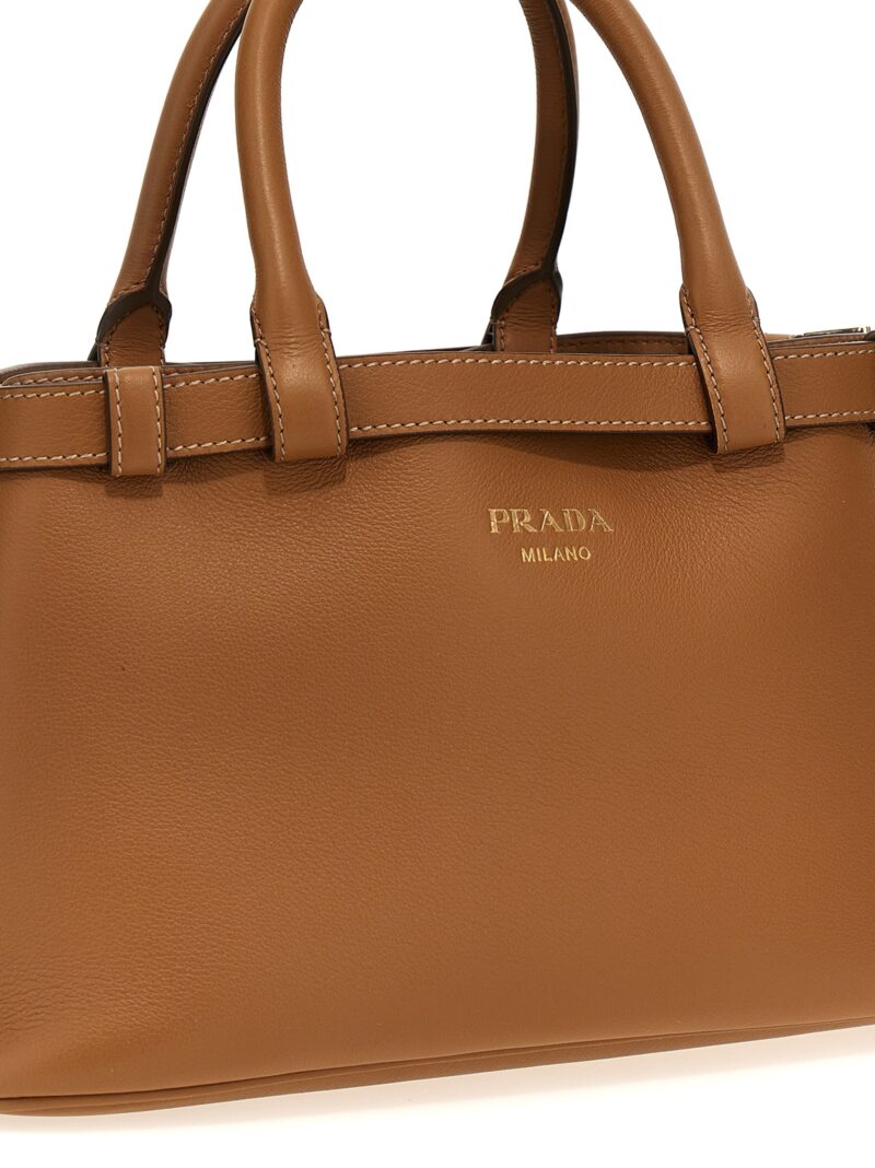 'Prada Buckle Small' handbag Woman PRADA Brown