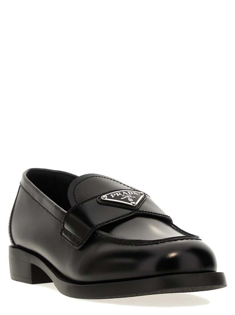 Logo loafers 1D238MF2555F0002 PRADA Black