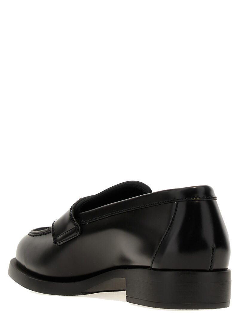 Logo loafers Woman PRADA Black