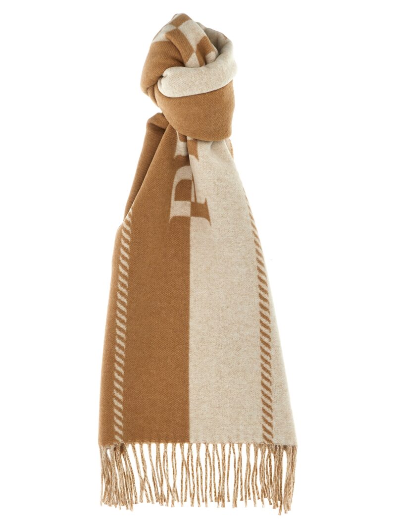 Logo scarf PRADA Beige