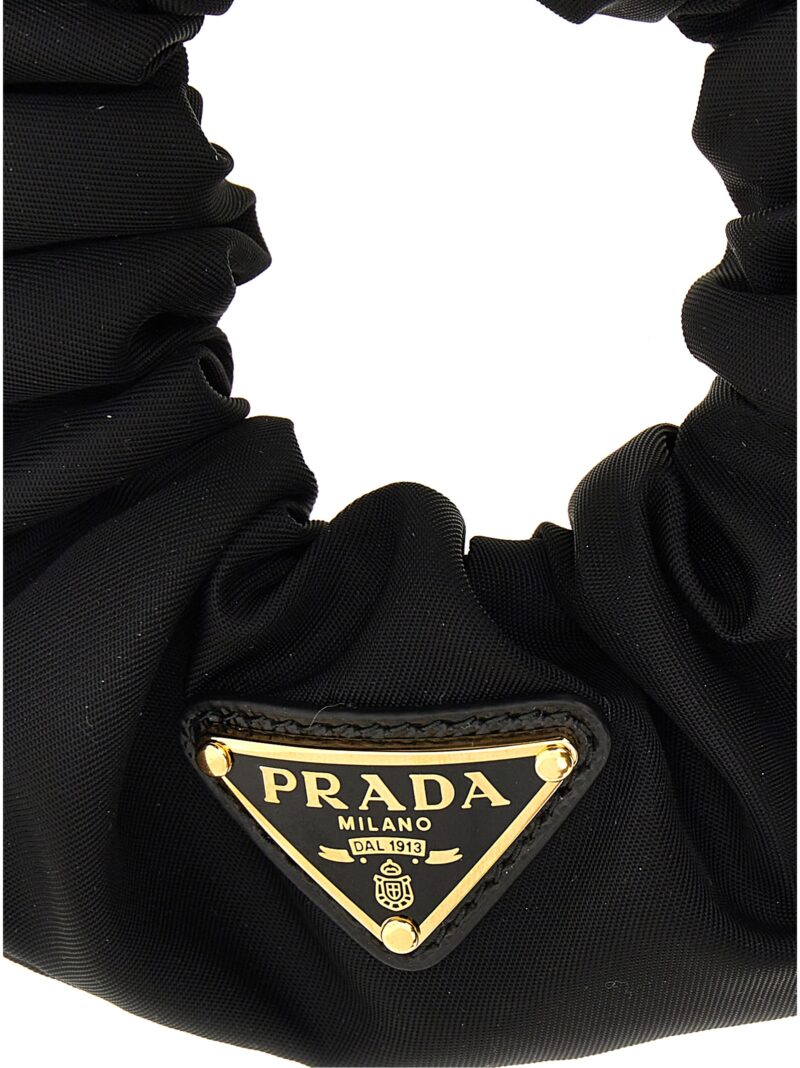 Re-Nylon hair elastic Woman PRADA Black