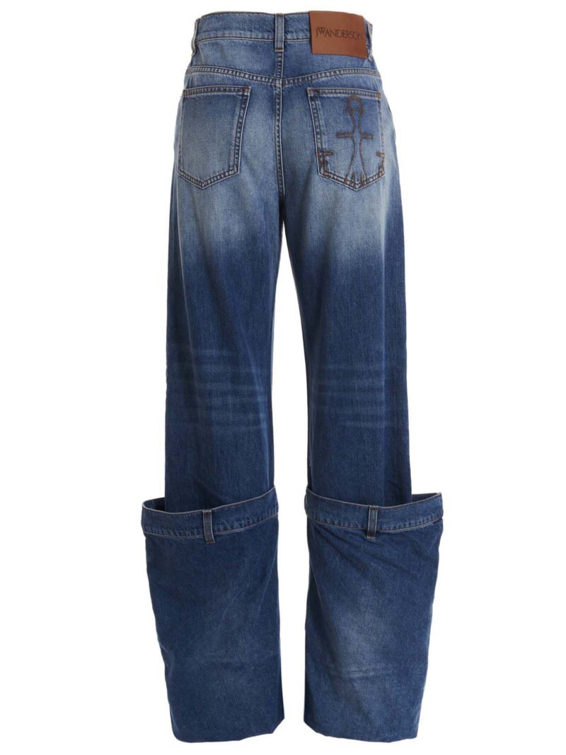 Maxi turn-up jeans DT0056PG1164804 J.W.ANDERSON Blue