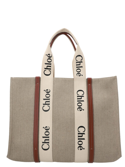 'Woody' large shopping bag CHLOÉ Multicolor