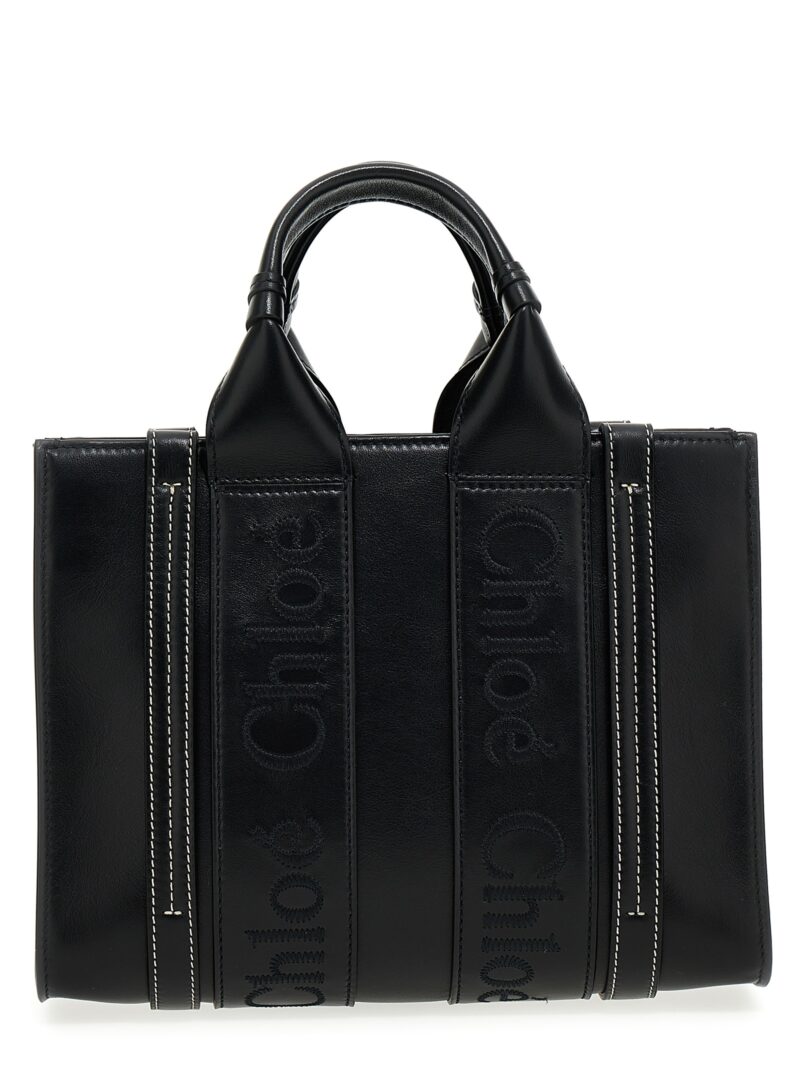 'Woody' small shopping bag CHLOÉ Black