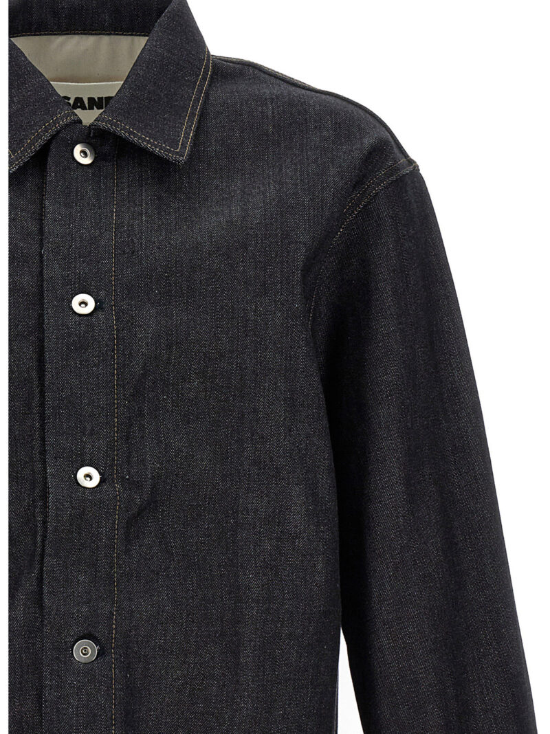 Denim overshirt Man JIL SANDER Blue