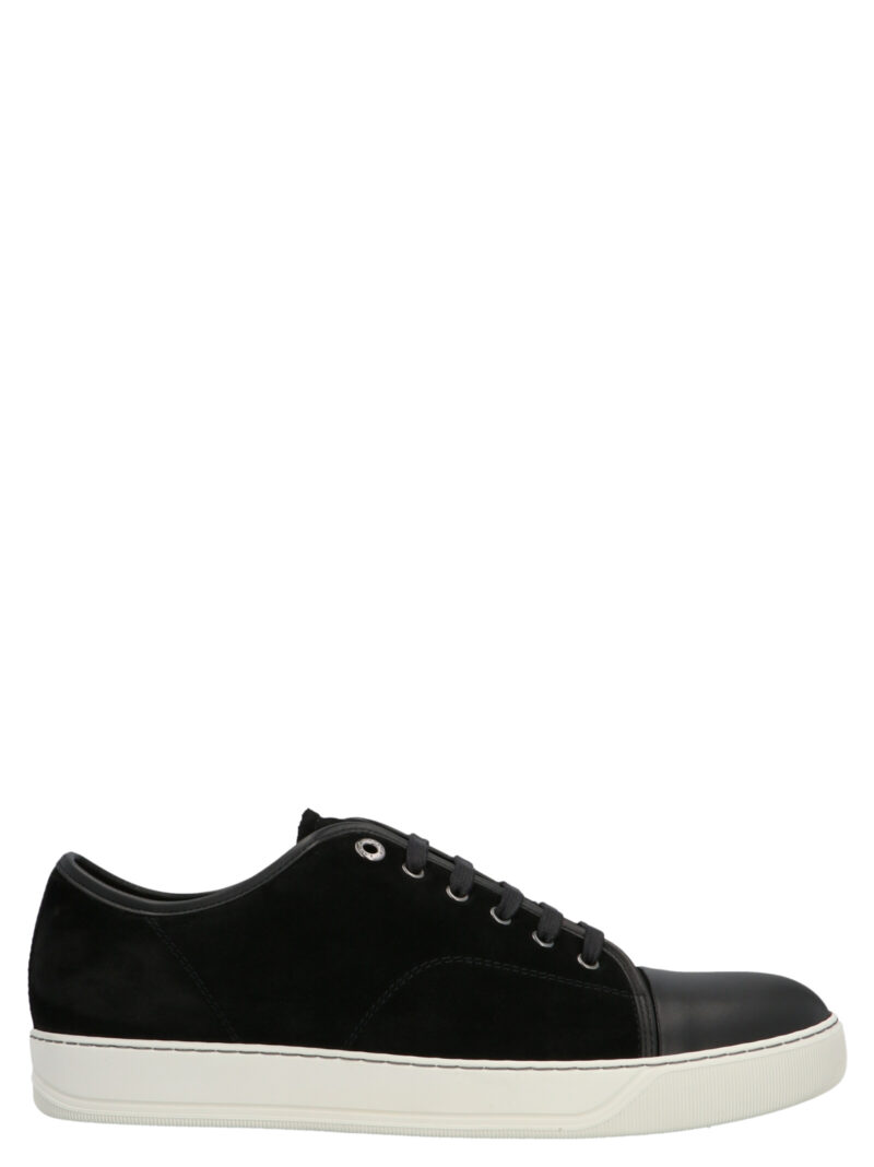 Suede sneakers LANVIN White/Black